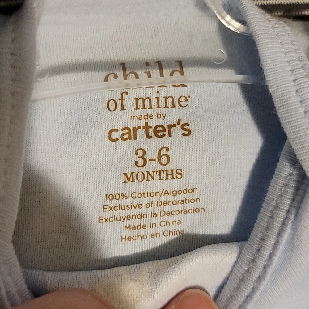 NWT Carters 100% cotton short sleeved animal‎ bodysuits